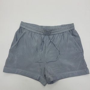 Alexander Wang T Striped Mini Shorts
